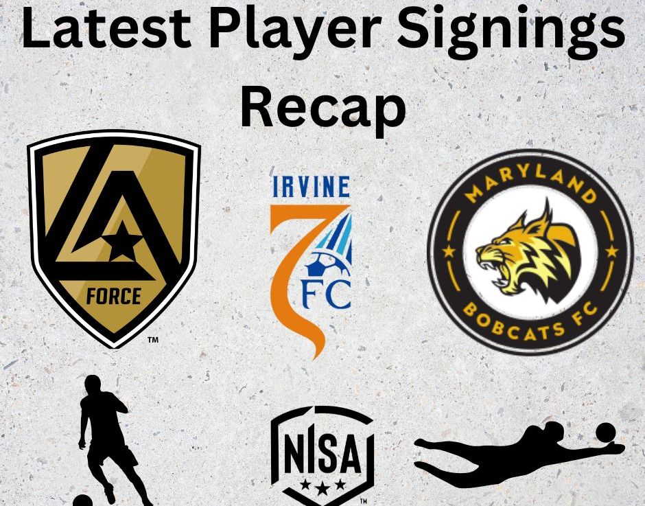 Latest NISA Player Signings&nbsp;Recap